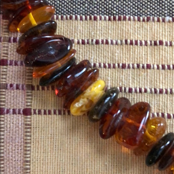 Amber necklace from multicoloured beads - Picture 3 of 4